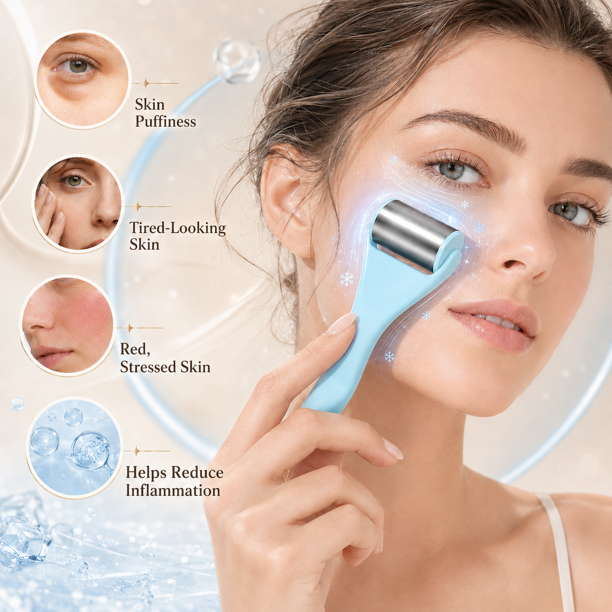 Zenrora™ CryoGlow Facial Roller
